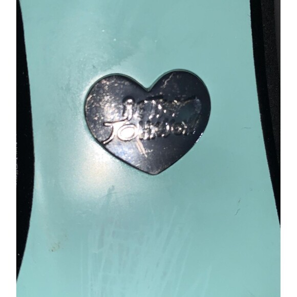 Betsey Johnson Shoes Womens Size 6.5 Black Rhinestone Block Heel Pumps SB Frida - Picture 10 of 10